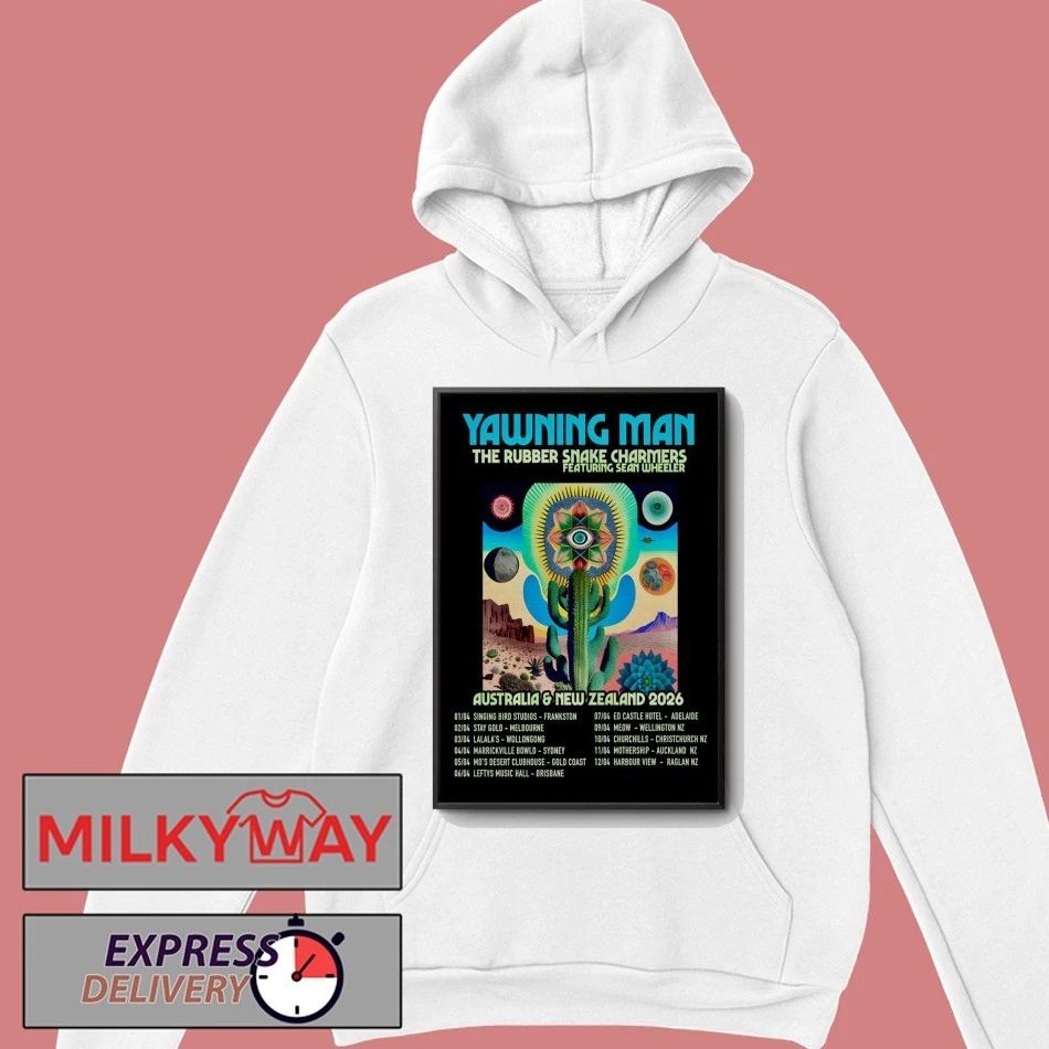 Yawning Man Australia And New Zealand 2026 Tour Poster shirt