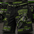 Kawasaki Racing Team Black Cargo Shorts