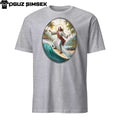 Jesus Christ Surfing T-Shirt - Unisex Graphic Tee - Funny Religious Shirt
