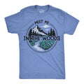Mens Funny T Shirts Meet Me In The Woods Sarcastic Nature Graphic Novelty Tee