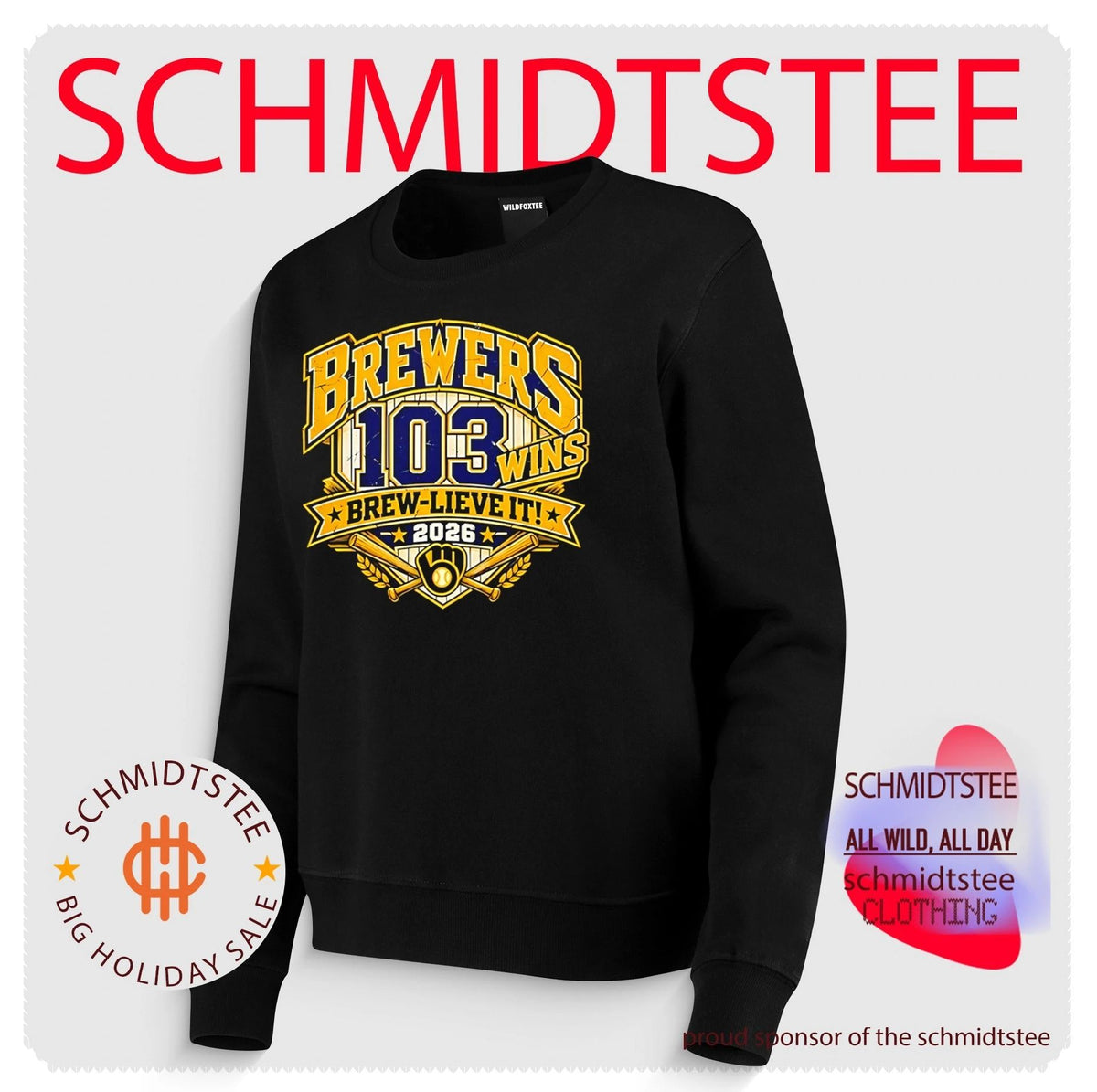 Milwaukee Brewers 103 Wins Brew-Lieve It 2026 Shirt