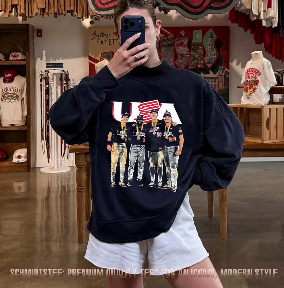 USA Baseball Champion team players vintage shirt