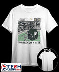 Michigan State Spartans Hometown Stadium go green go white helmet shirt