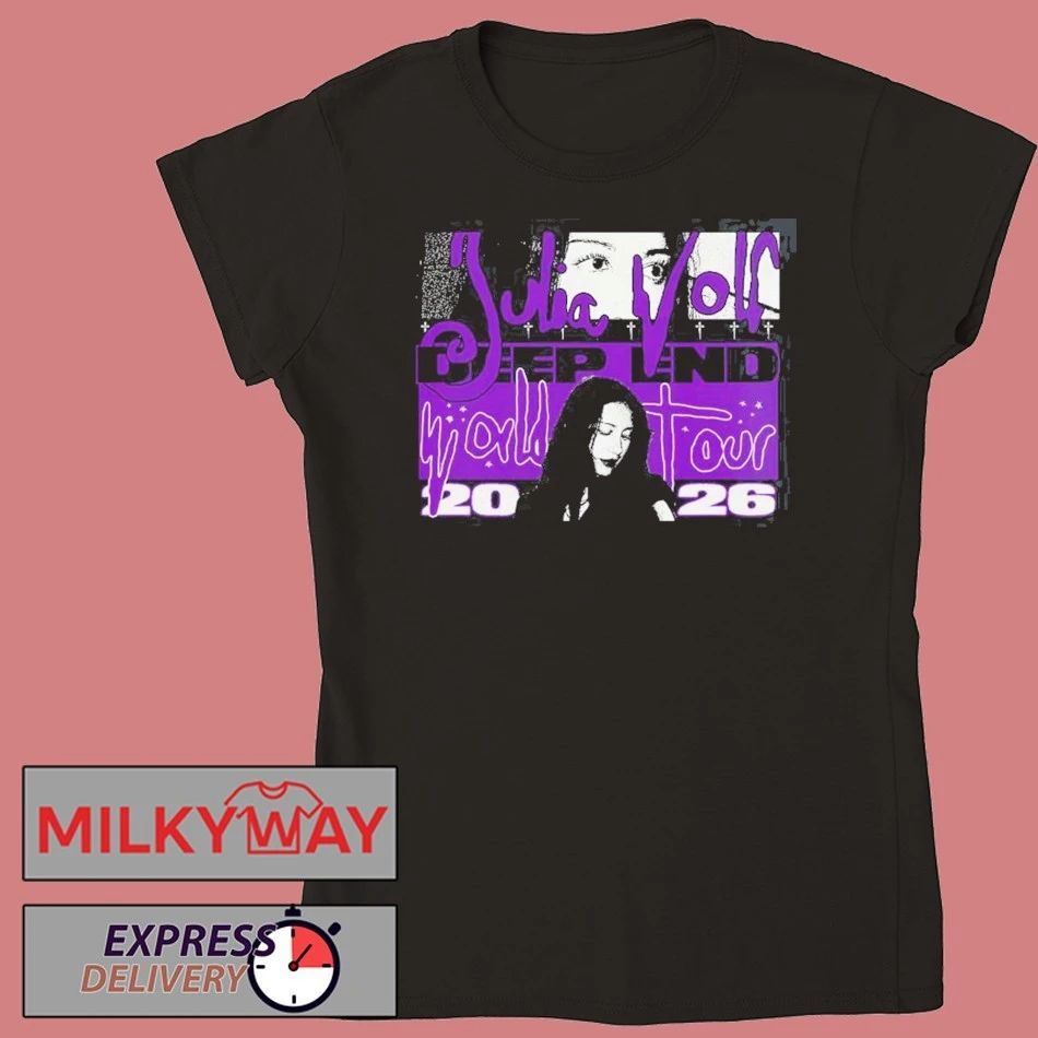 Julia Wolf Deep End World Tour 2026 North America UK And EU Schedule Dates Two Sided T-Shirt