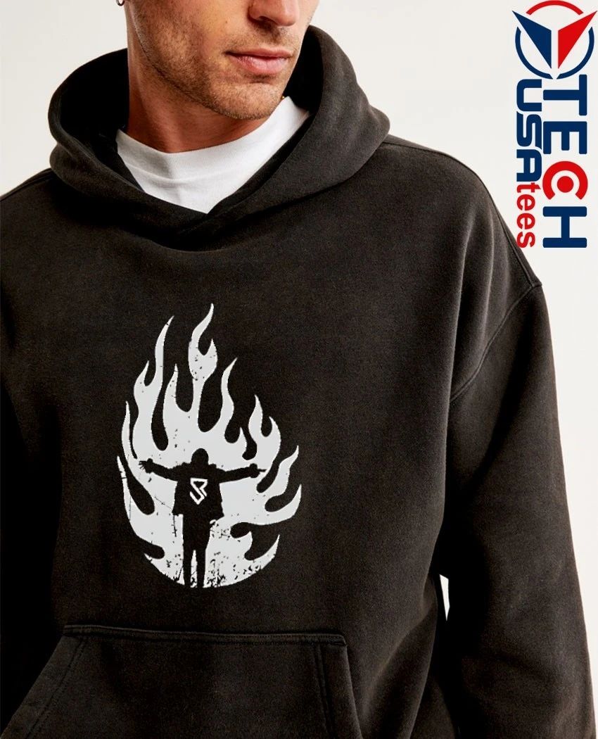 Seth Rollins flames shirt