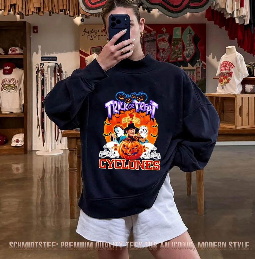 Iowa State Cyclones x Horror Characters Trick Or Treat Halloween 2026 shirt