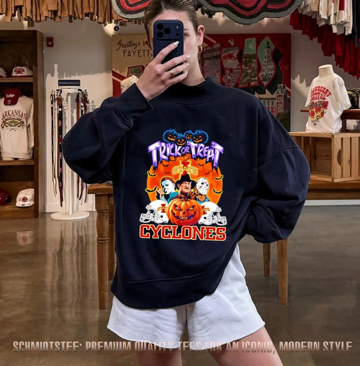 Iowa State Cyclones x Horror Characters Trick Or Treat Halloween 2026 shirt