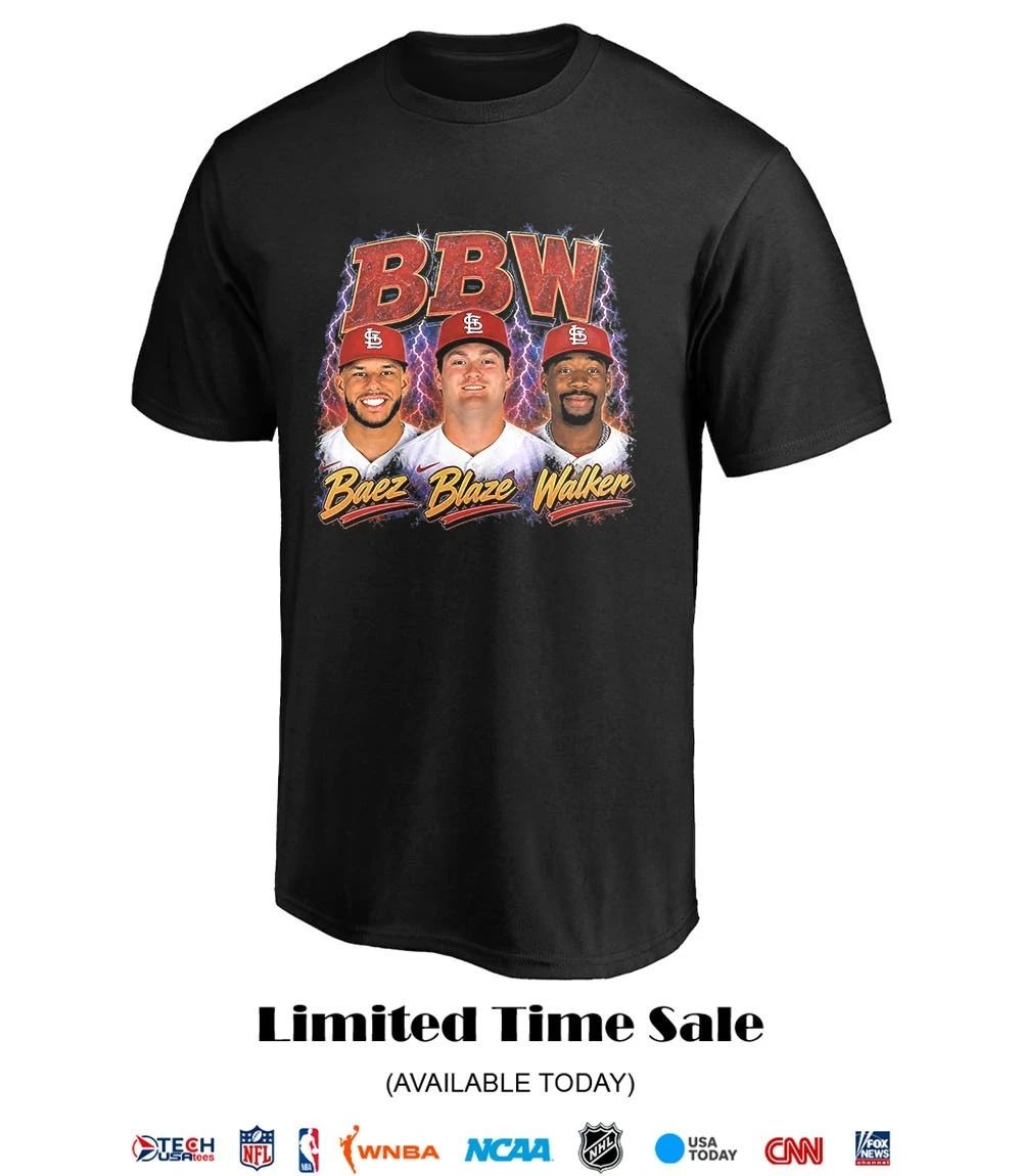 BBW Baez Blaze Walker St. Louis Cardinals shirt