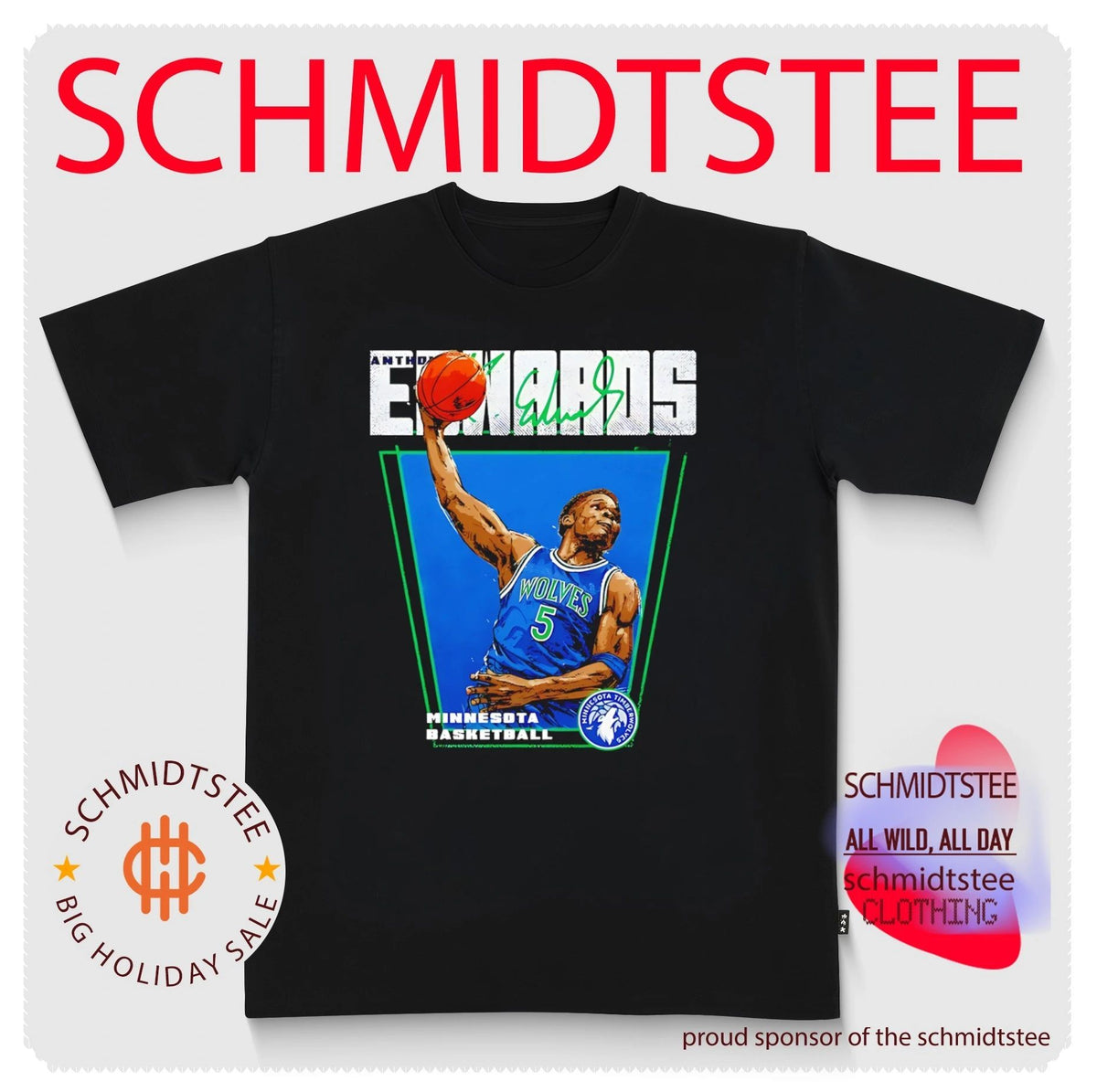 Anthony Edwards Minnesota Timberwolves Premiere Signature shirt