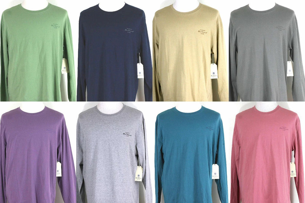 Ben Sherman T-Shirt Loungewear Crew Neck Long Sleeve  with Logo M,L,XL