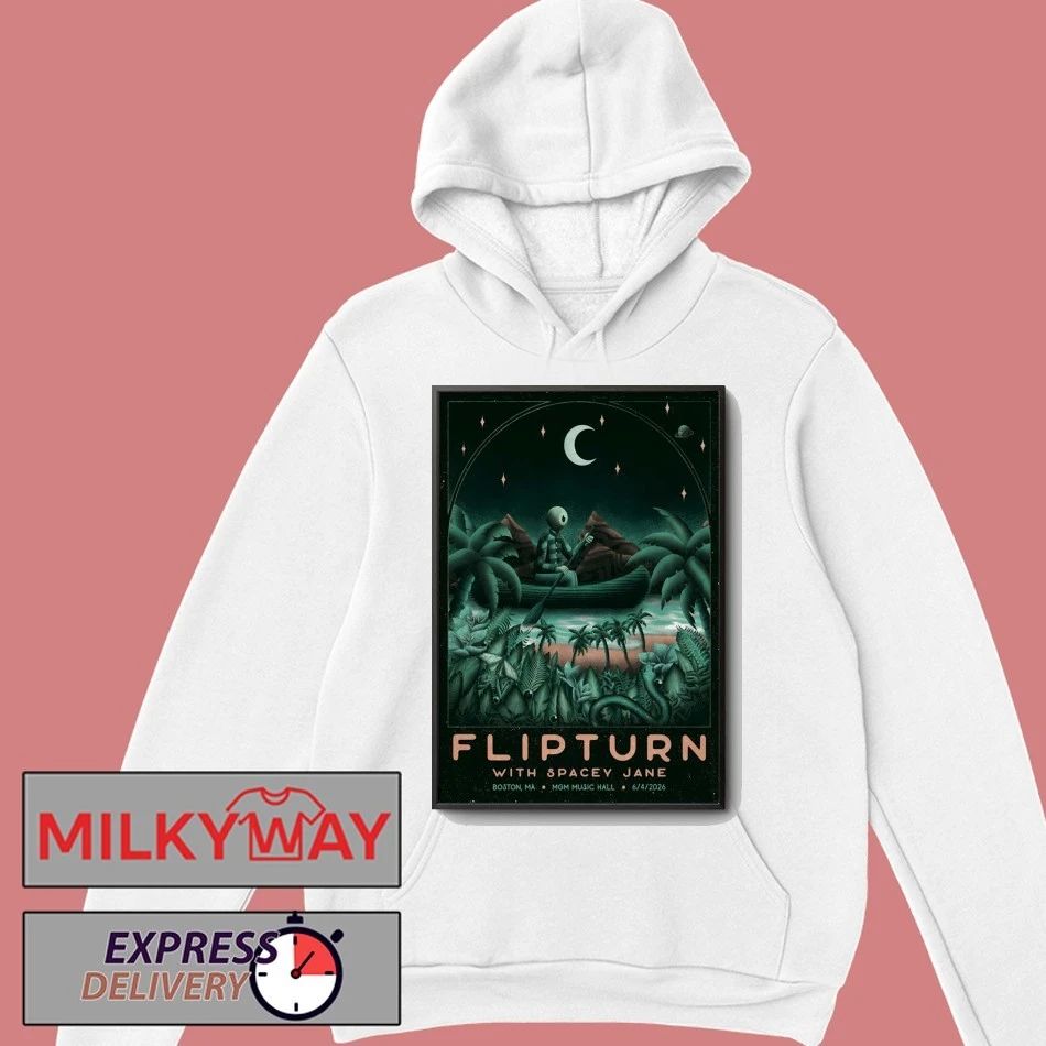 Flipturn Boston MA On Jun 4 2026 Tour Poster shirt
