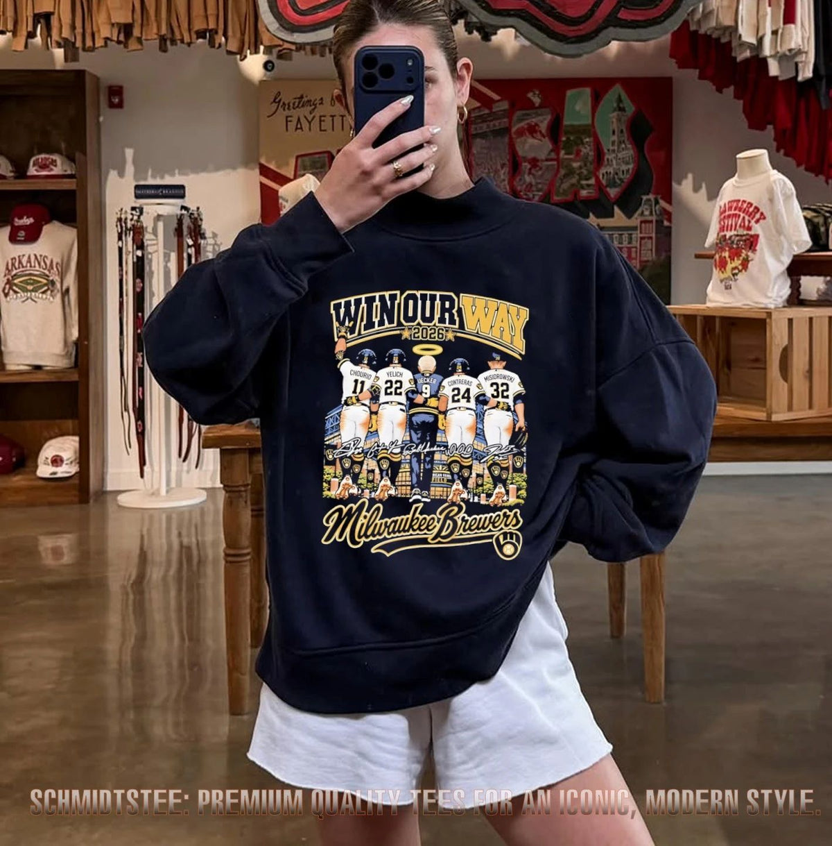 Milwaukee Brewers win our way 2026 shirt