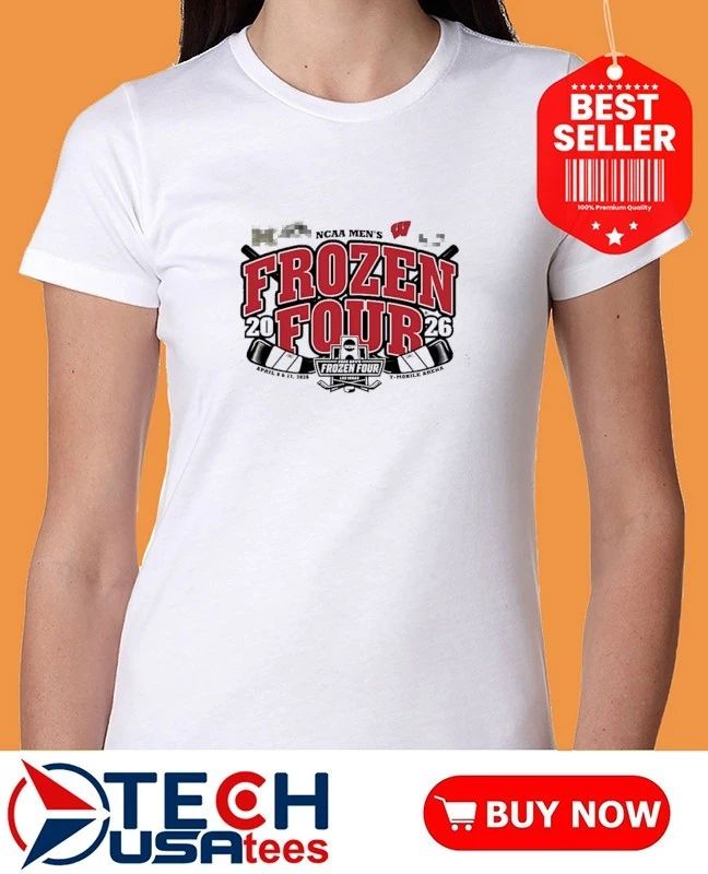 Wisconsin Badgers Ice Hockey 2026 Men’s Frozen Four National Champs shirt by uwbookstore
