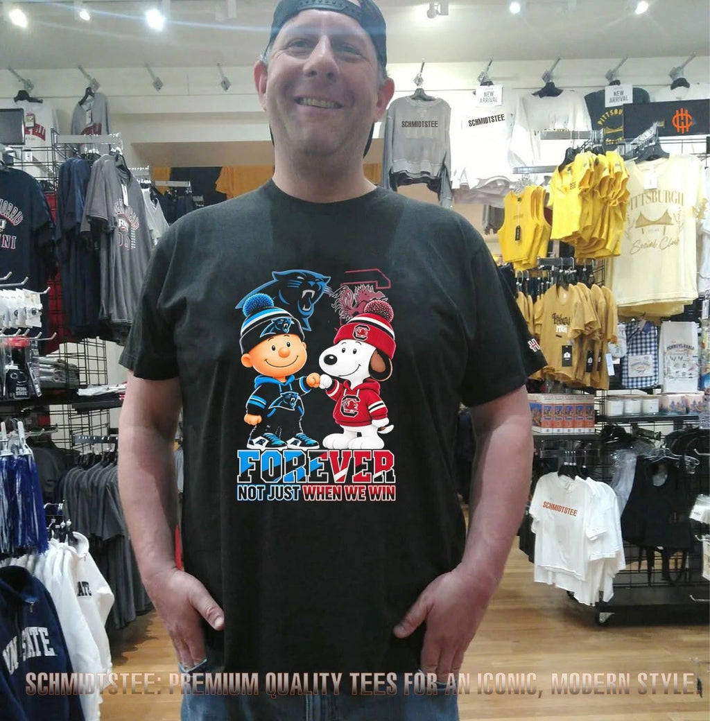 Carolina Panthers and South Carolina Gamecocks Forever Not Just When We Win shirt