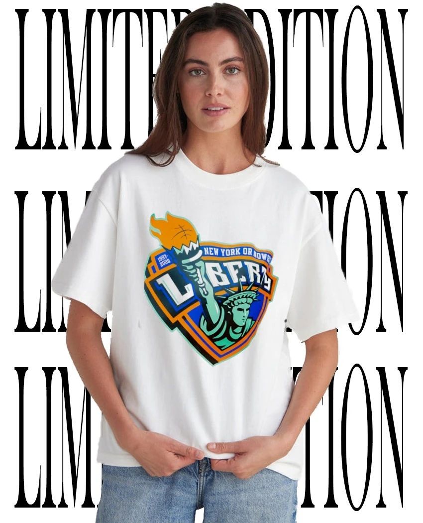 New York or nowhere 1997-2026 New York Liberty logo shirt