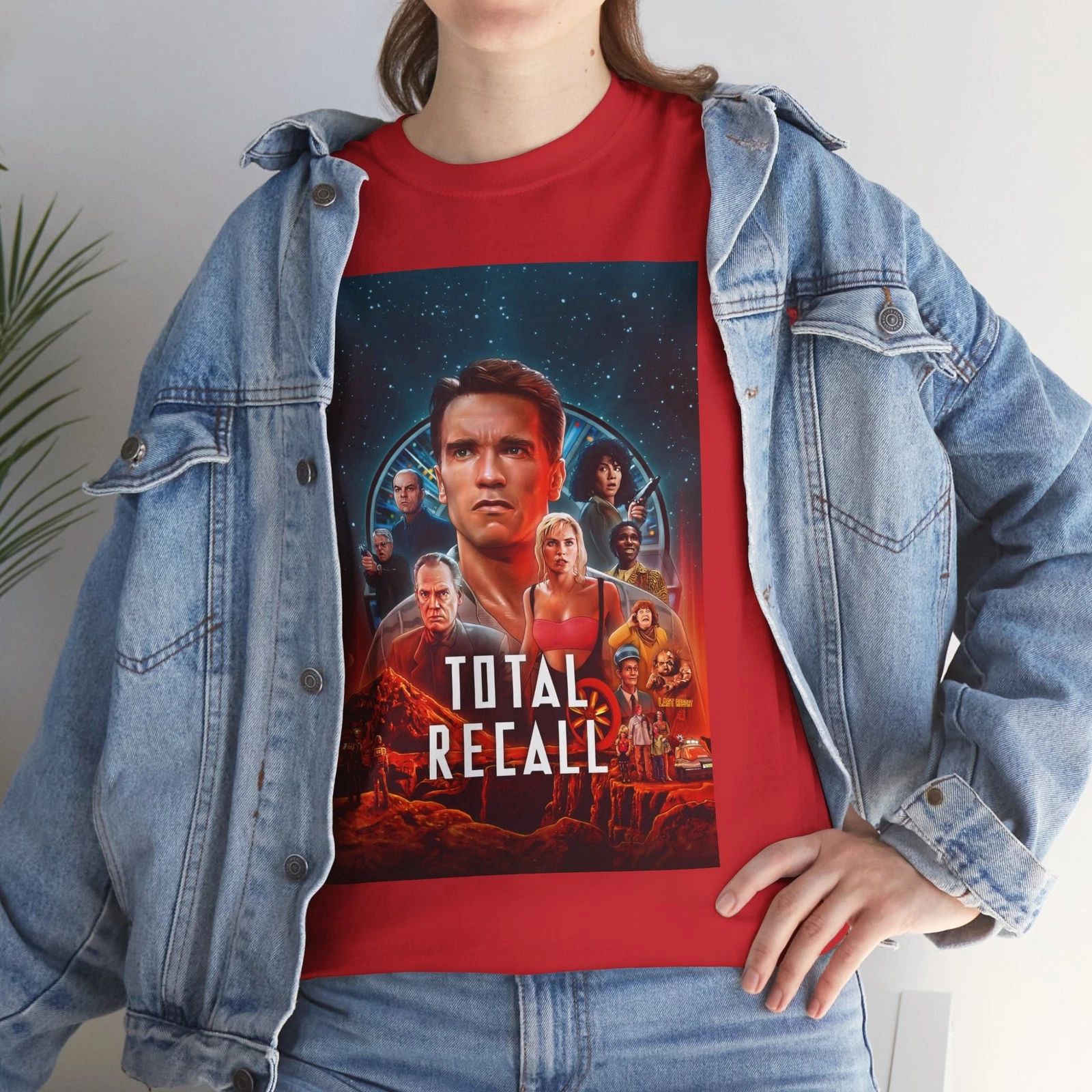 Total Recall (1990) T-Shirt Sci-Fi Schwarzenegger Mars 90s