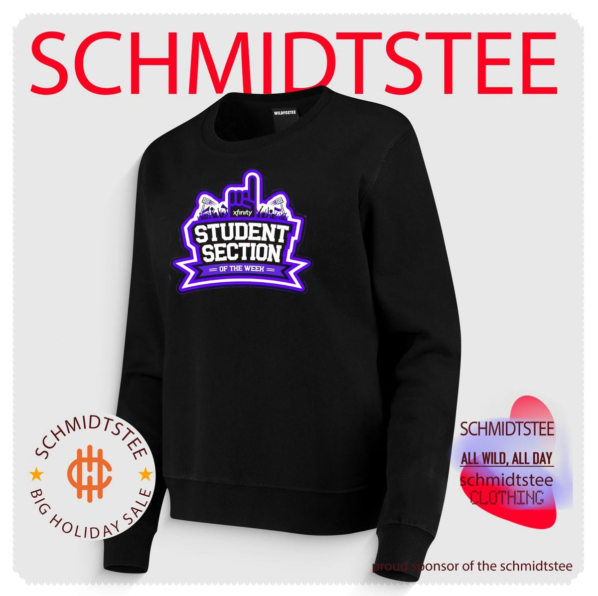 Xfinity Student Section of the Week High School Sports shirt