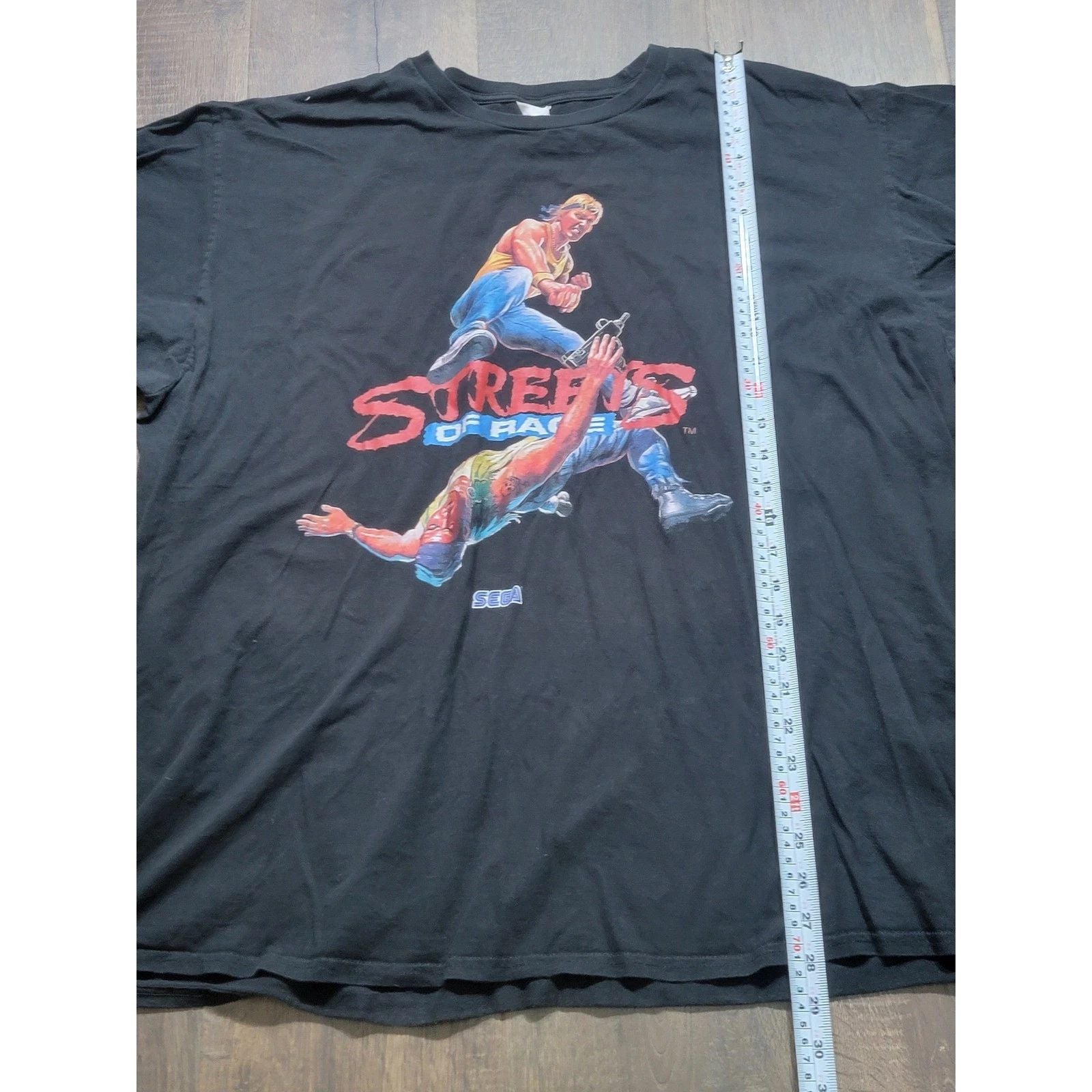 Sega Streets of Rage Graphic T-Shirt Mens 3XL Black Port & Company Cotton Tee