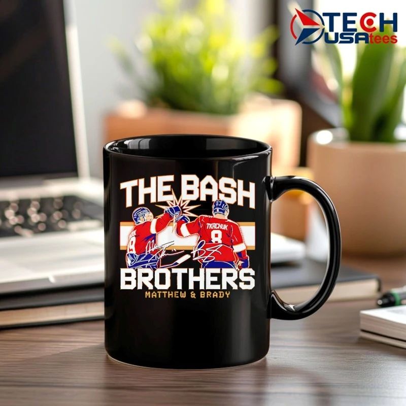 Matthew and Brady Tkachuk The Bash Brothers Florida Panthers signature shirt