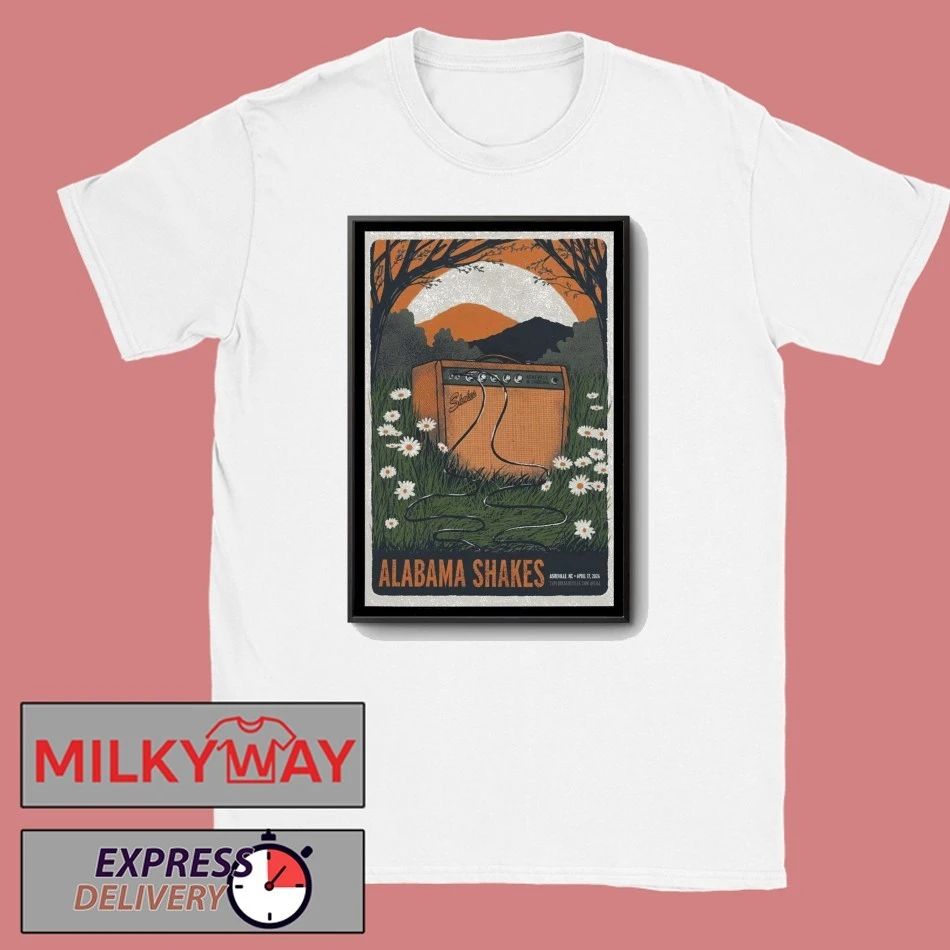 Alabama Shakes Apr 17, 2026 Asheville, NC Poster shirt