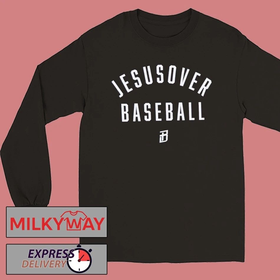 Jesus Over Baseball Shirt