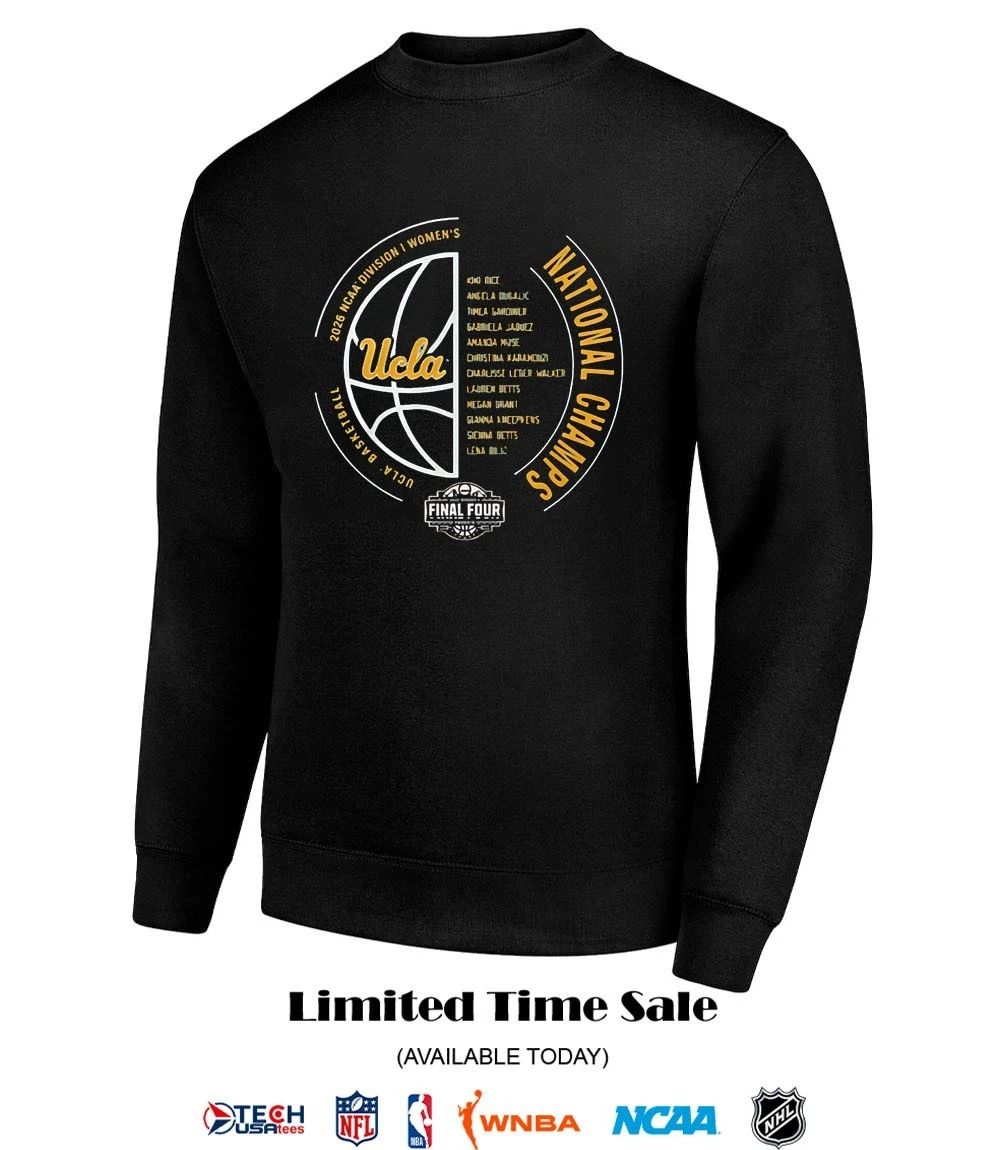 UCLA Bruins 2026 NCAA Division I Women’s Basketball National Champions shirt