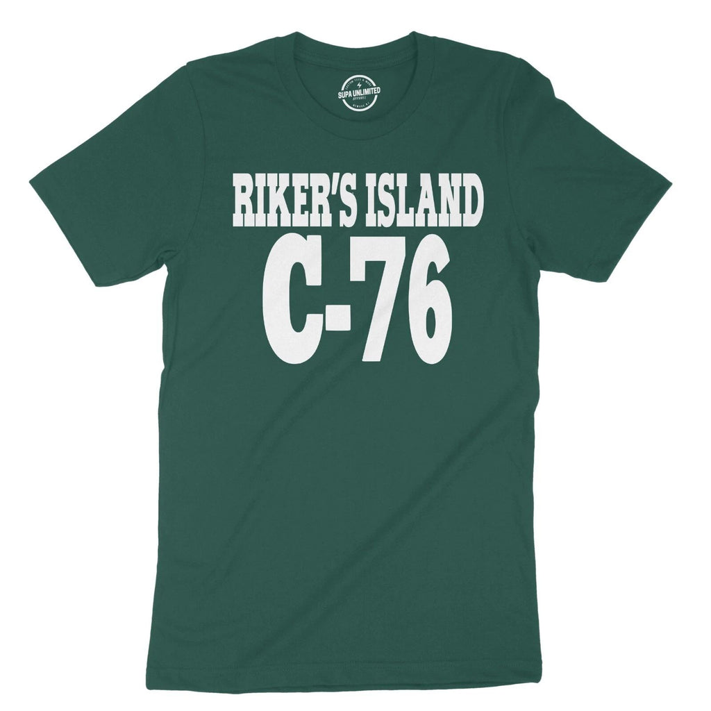 Rikers Island C-76 T-Shirt – NYC Jail Inspired Streetwear Tee