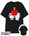 I love test shirt
