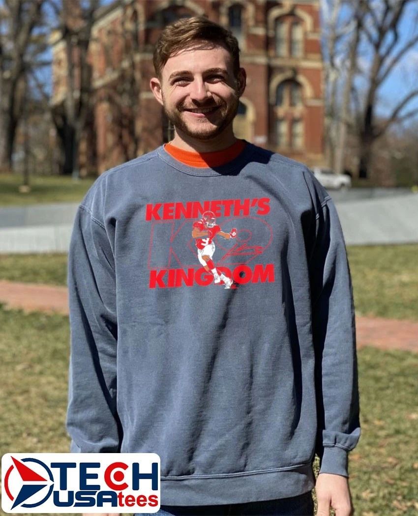 K9 Kenneth Walker III Kansas City Chiefs Kenneth’s Kingdom signature shirt