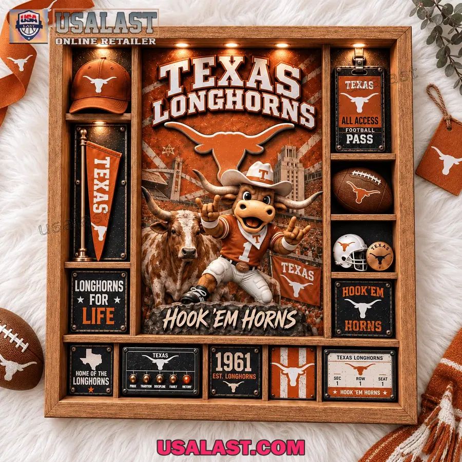 Texas Longhorns Custom Frame Light Box