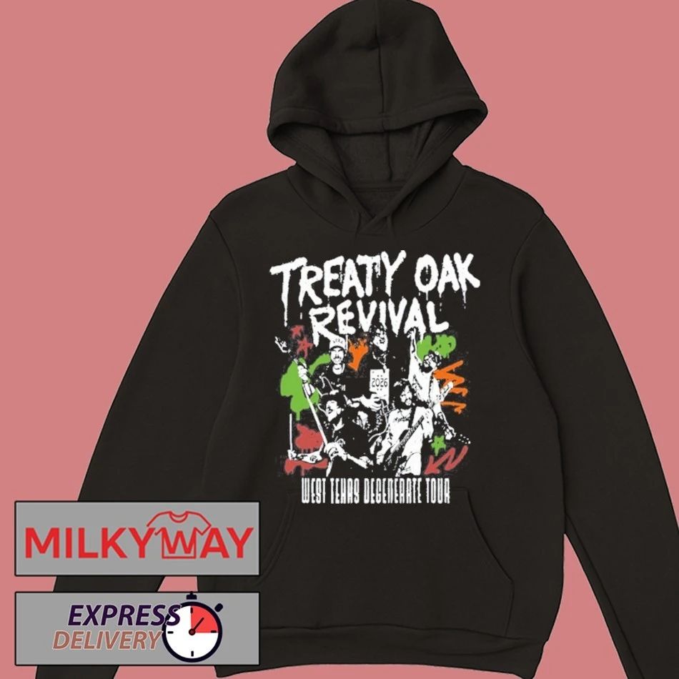 Limited Treaty Oak Revival 2026 Tour Black shirt