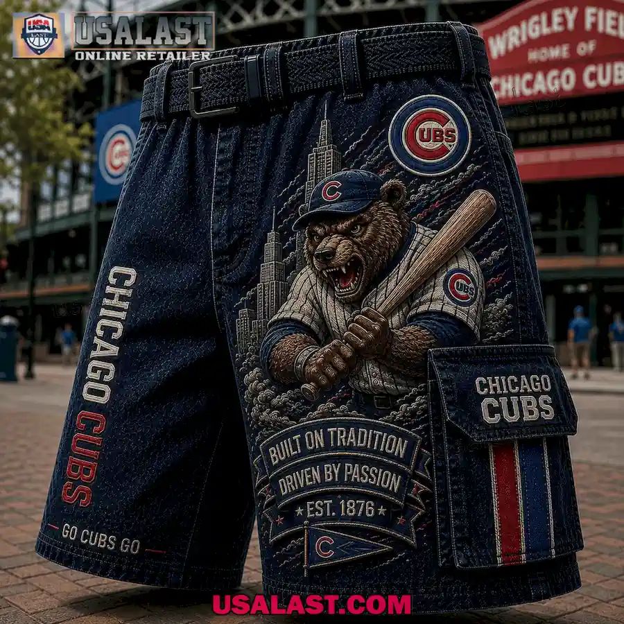 Chicago Cubs Built On Tradition Men Cargo Short