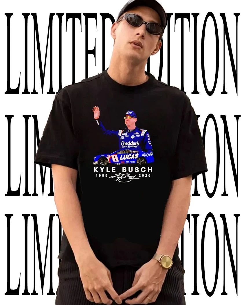 NASCAR Kyle Busch 1985-2026 signature shirt