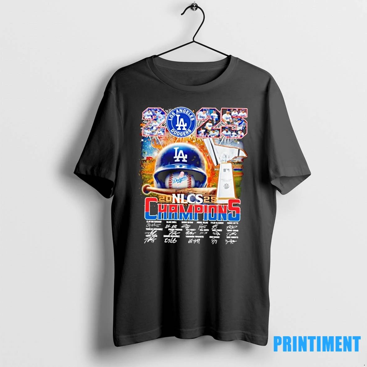 Los Angeles Dodgers Nlcs 2025 Signatures Tshirts Sweater