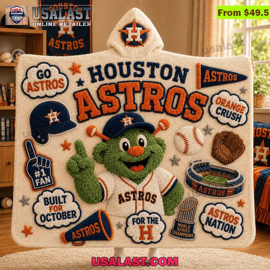 Houston Astros Limited Edition Hooded Blanket