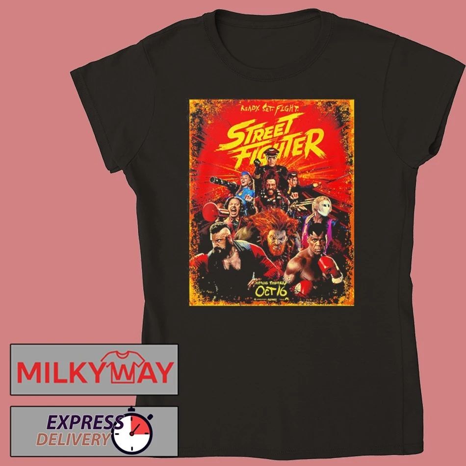 New Poster For Street Fighter Movie 2026 In Theaters On October 16 2026 shirt