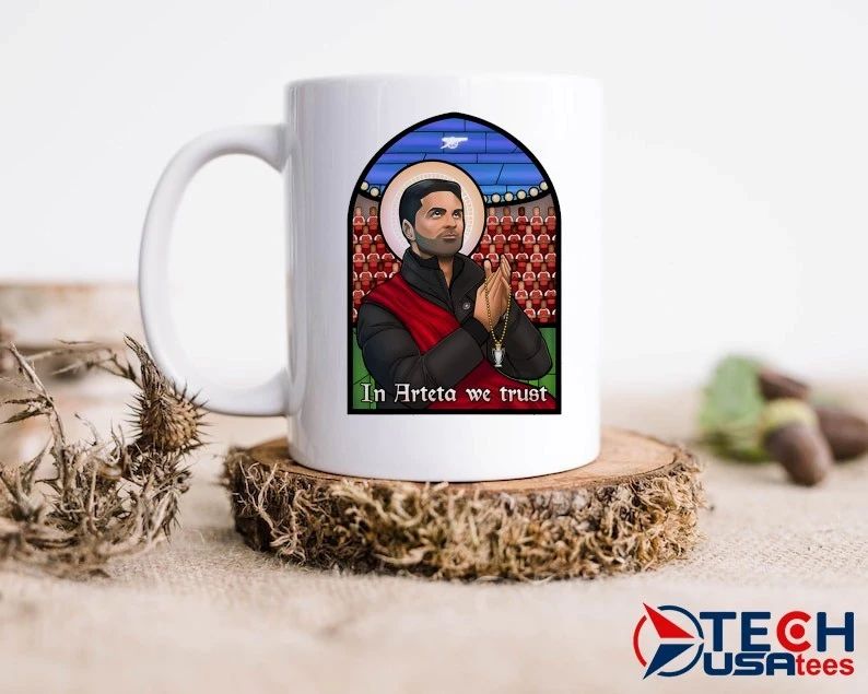 Arsenal FC in Mikel Arteta we trust shirt