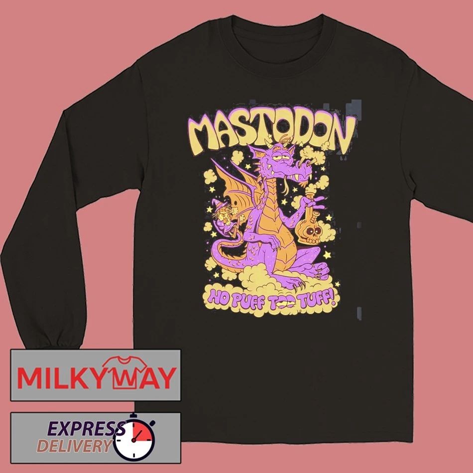 Mastodon No Puff Too Tuff 420 Day Celebrate Puff and The Wizard T-Shirt