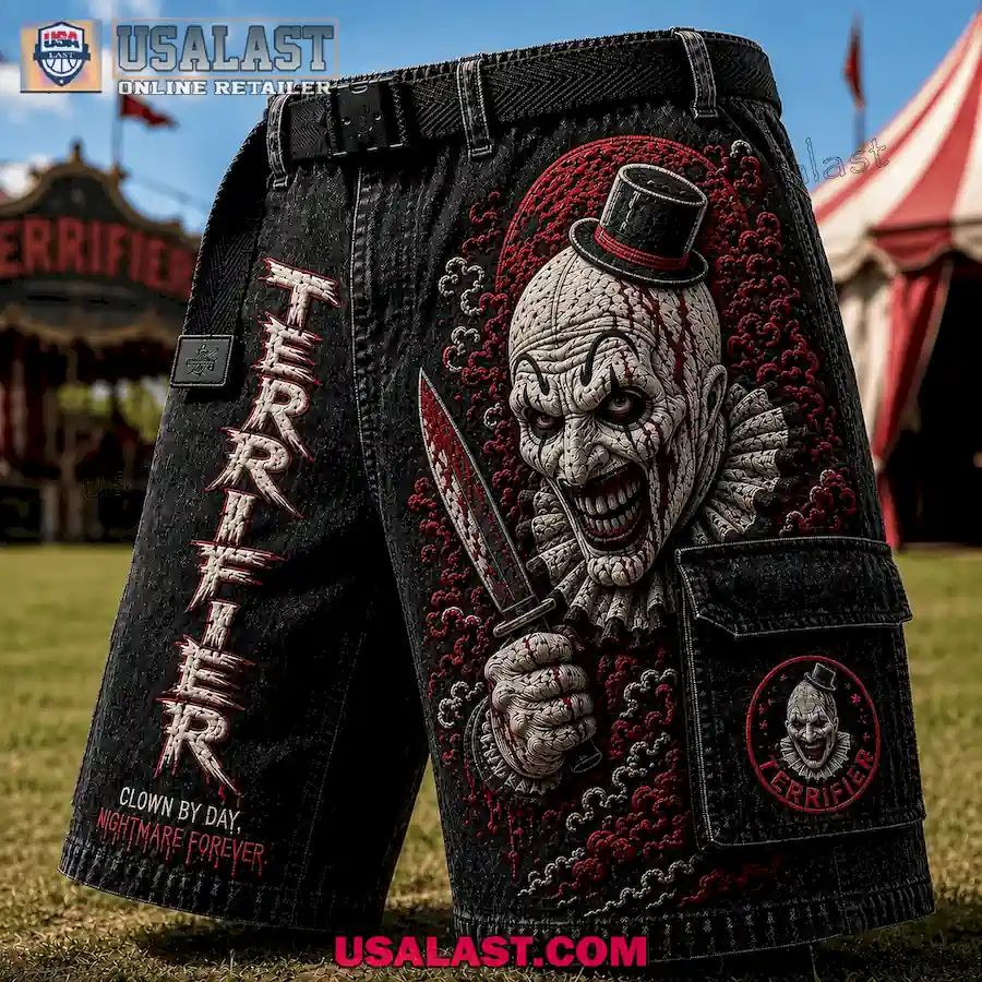 Terrifier Art The Clown Horror Men Cargo Short