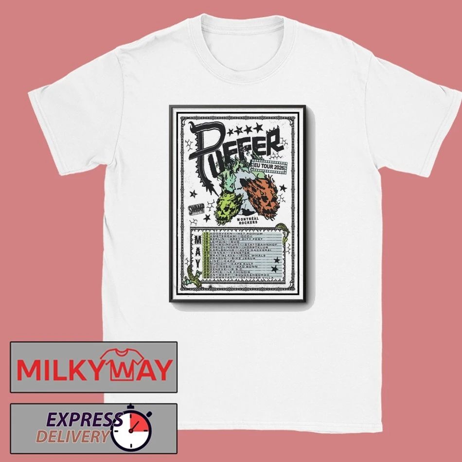 Puffer EU Tour 2026 Poster shirt