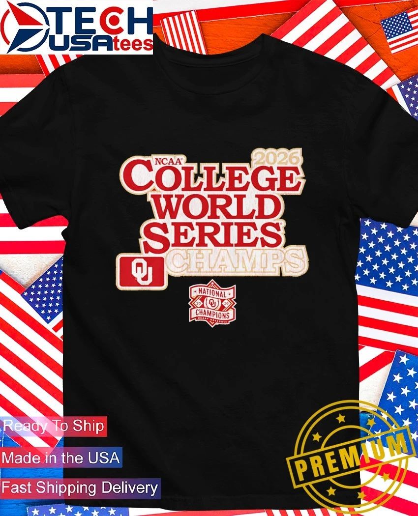 Oklahoma Sooners Baseball 2026 NCAA College World Series Champs shirt