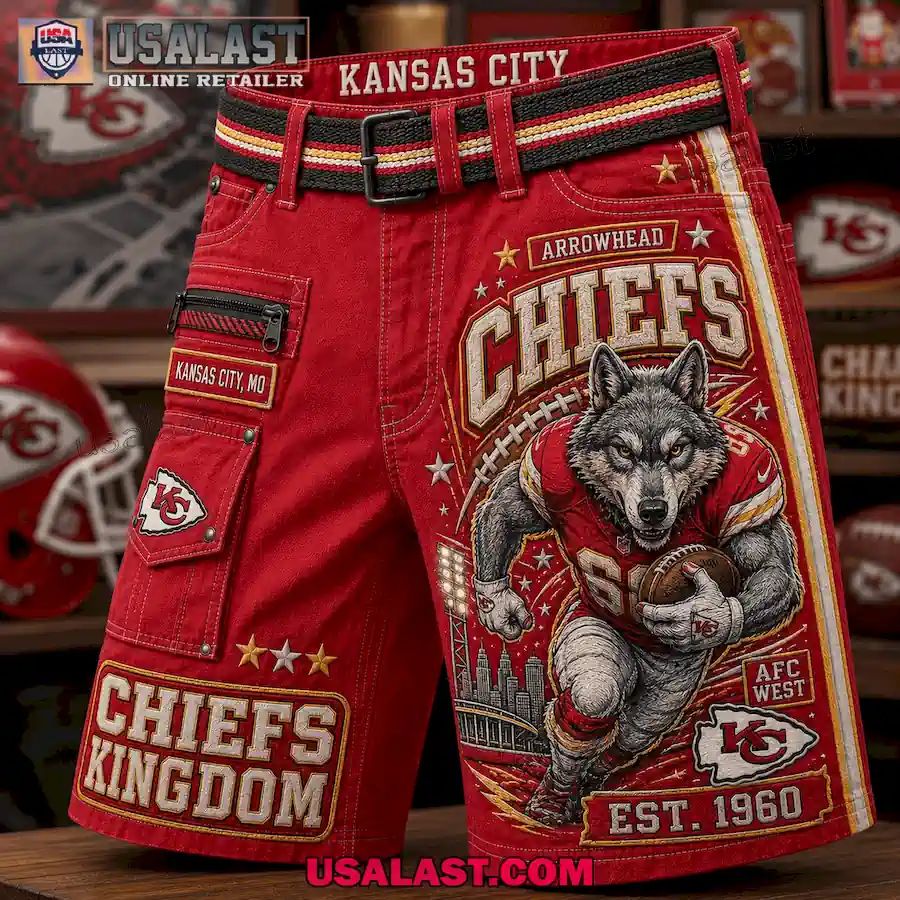 Kansas City Chiefs Chiefs Kingdom Men Cargo Short