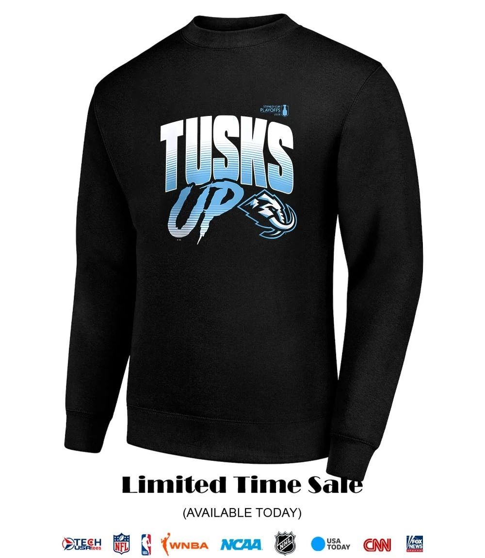 Utah Mammoth 2026 Stanley Cup Playoffs Hometown Tusks Up slogan shirt