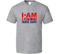 Funny Canadian Travel Agent Shirt Saying, Tours, Trips, Travelers Gift T Shirt