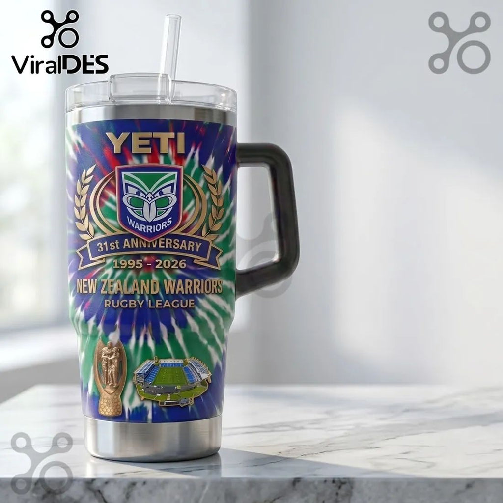New Zealand Warriors 31st Anniversary 40oz Tumbler