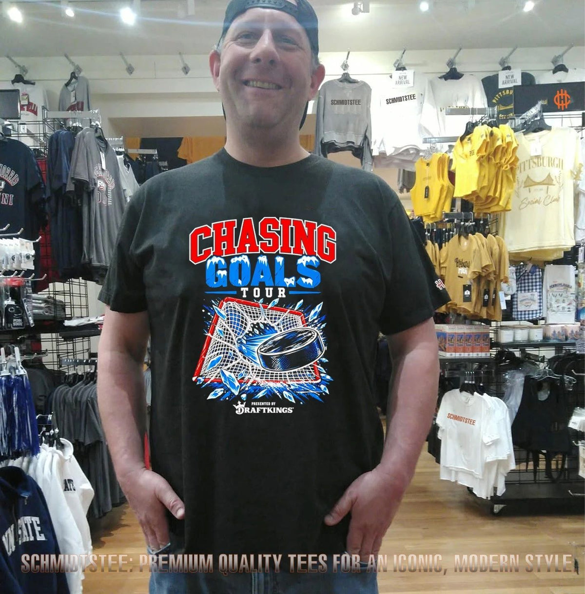 Chasing Goals Tour Hockey 2026 shirt