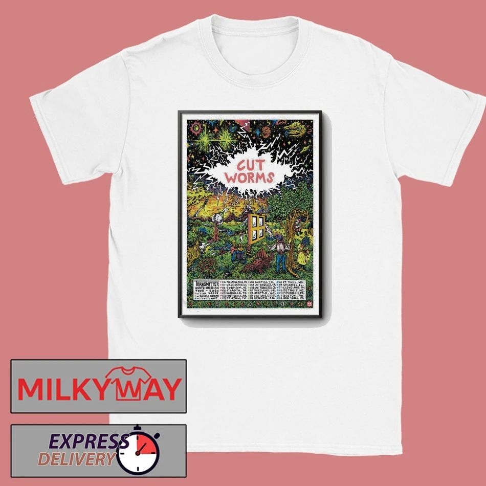 Cut Worms Transmitter North American 2026 Shows Poster shirt