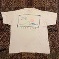 VTG 80s 90s Maui Life Hawaii Island wear surf wear tshirt XL USA white graphic