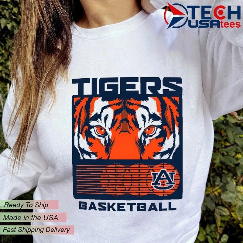 Auburn Tigers Basketball Staredown mascot shirt