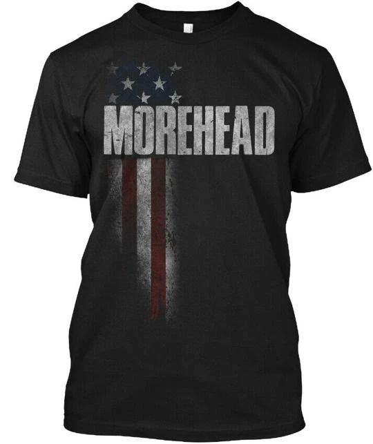 Fashionable Morehead Family American Flag T-Shirt Made in USA S-5XL